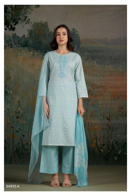 Ganga cameli 4933 cotton dress material wholesale online